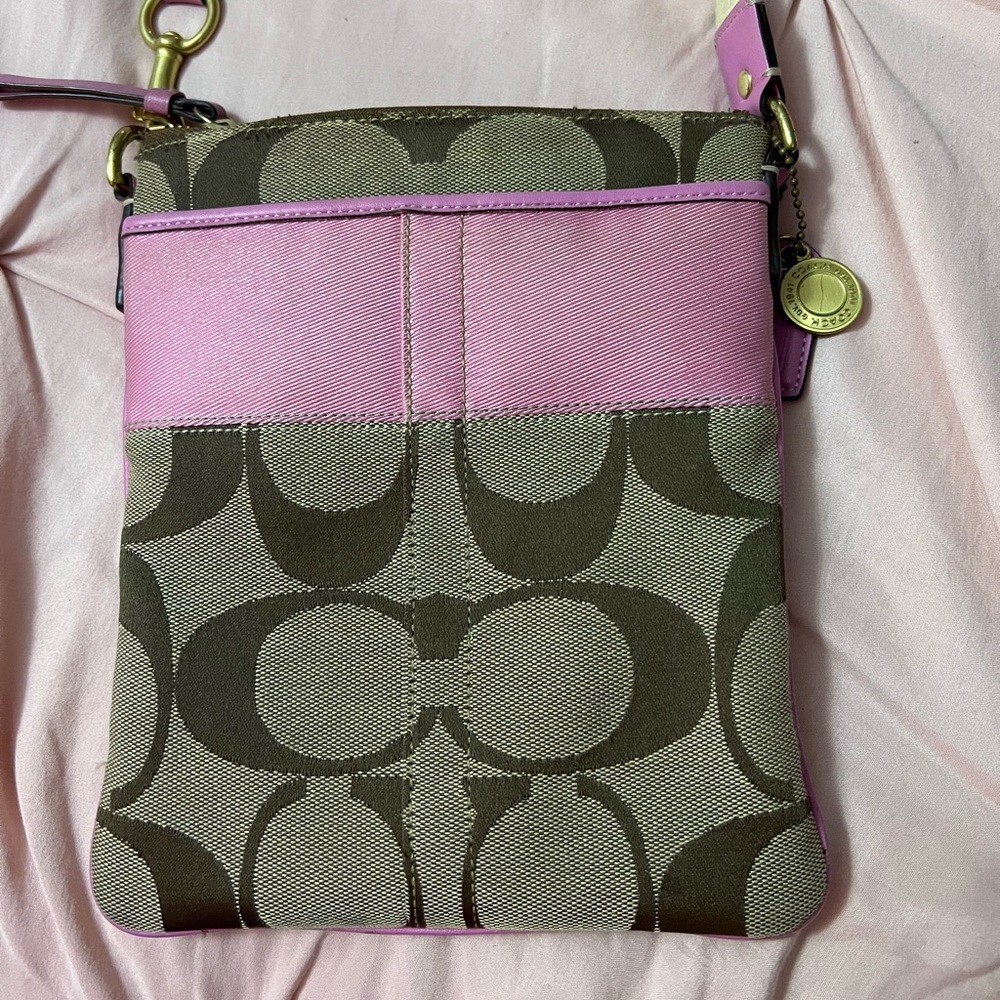 Authentic semi new cross body bag